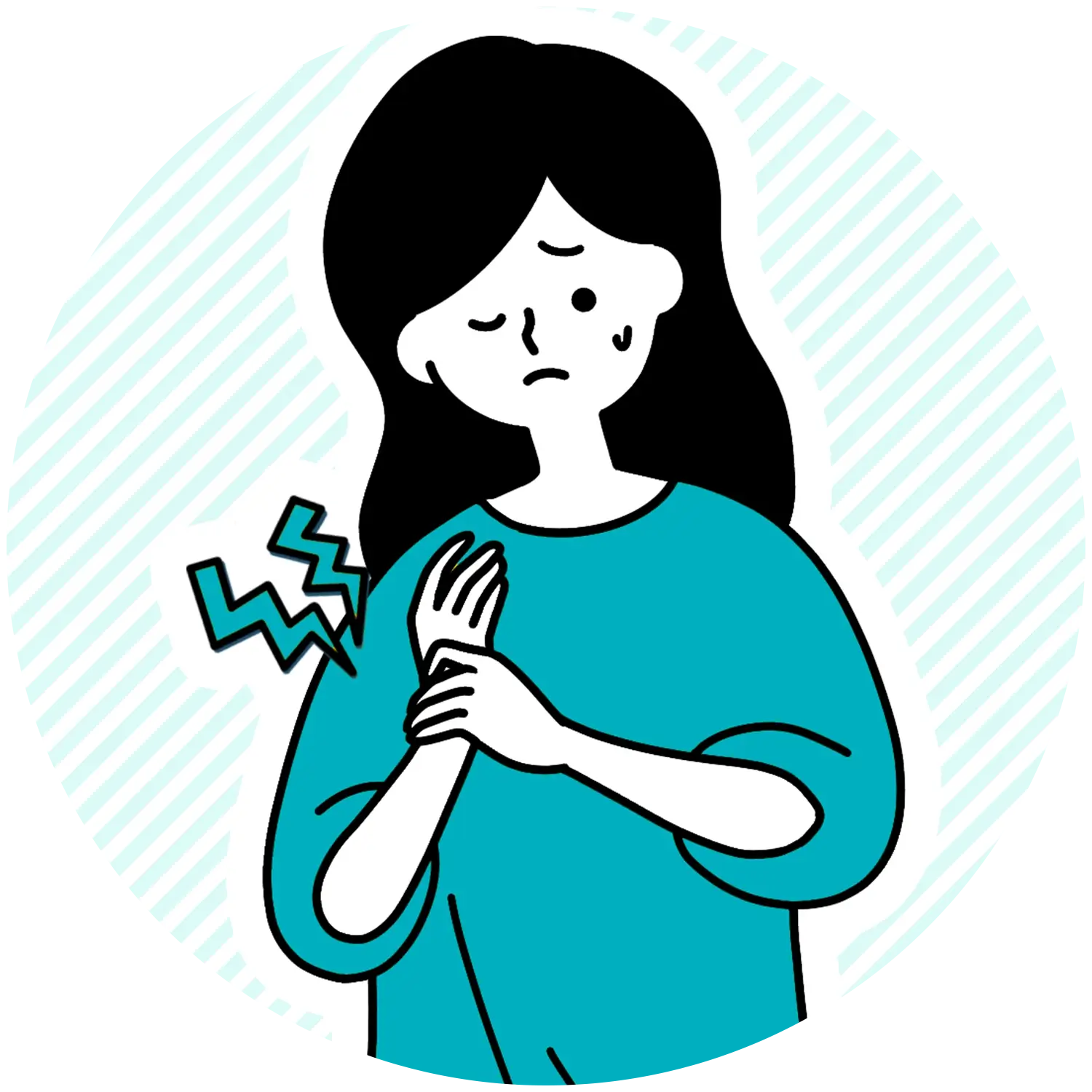 手根管症候群イラスト