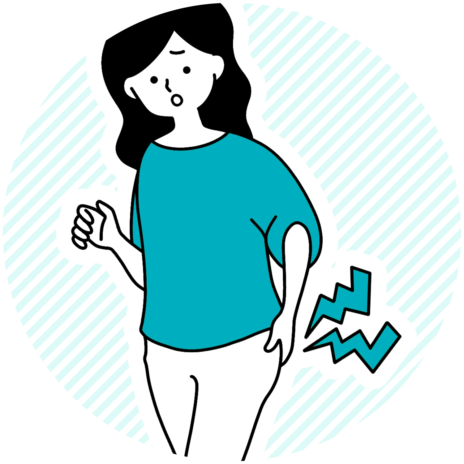 変形性股関節症イラスト